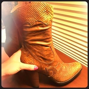 Sesto Meucci Italian leather boots size 8